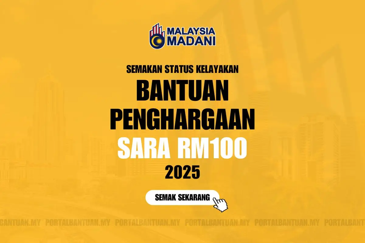 BANTUAN PENGHARGAAN SARA RM100