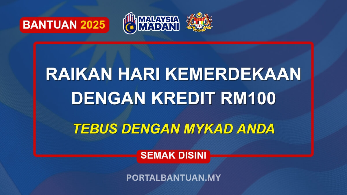 BANTUAN SARA RM100 2025
