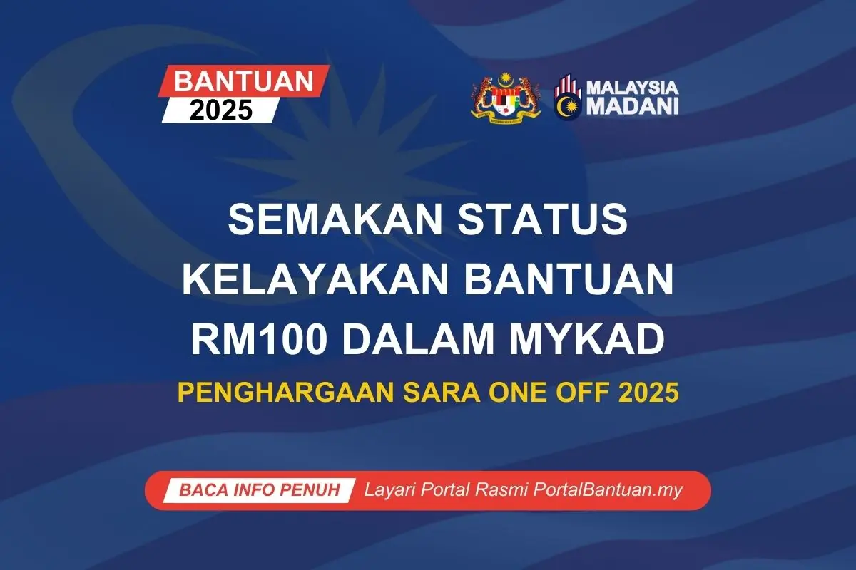 SEMAKAN RM100 DALAM MYKAD