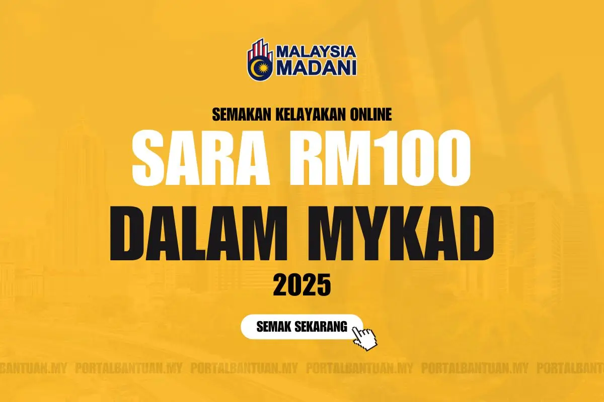 SEMAKAN SARA RM100 MYKAD