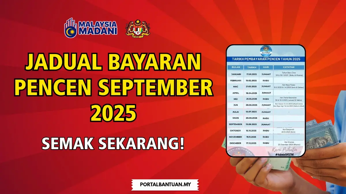 JADUAL BAYARAN PENCEN 2025
