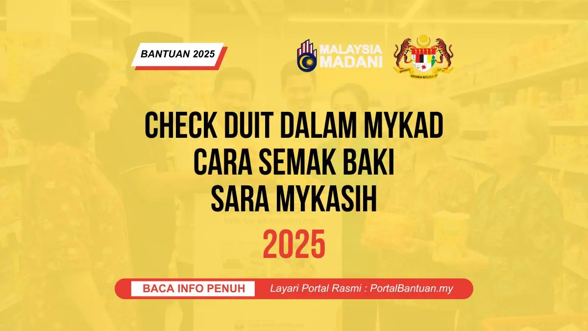 CHECK DUIT DALAM MYKAD