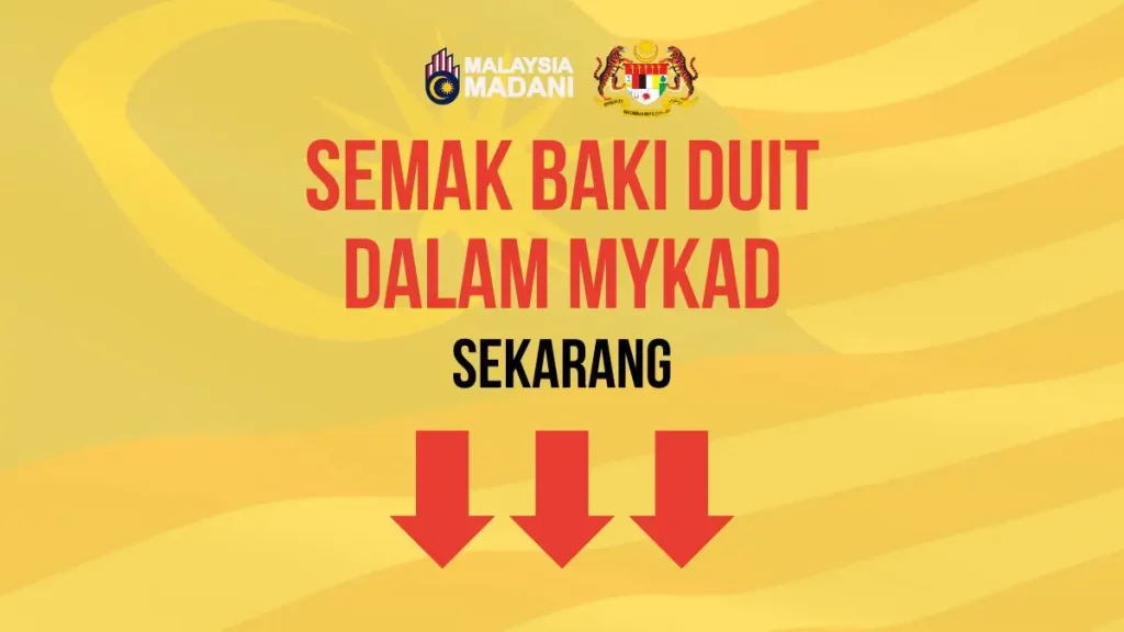 CHECK DUIT DALAM MYKAD