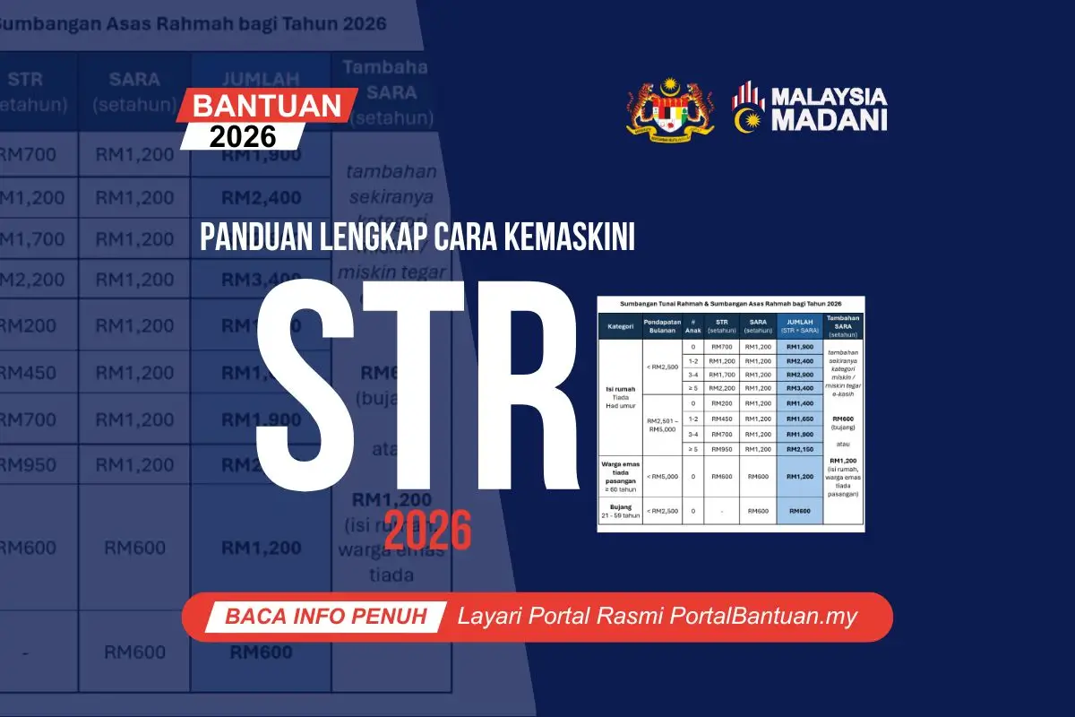 CARA KEMASKINI STR 2026