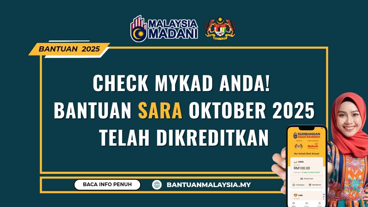 BANTUAN SARA OKTOBER