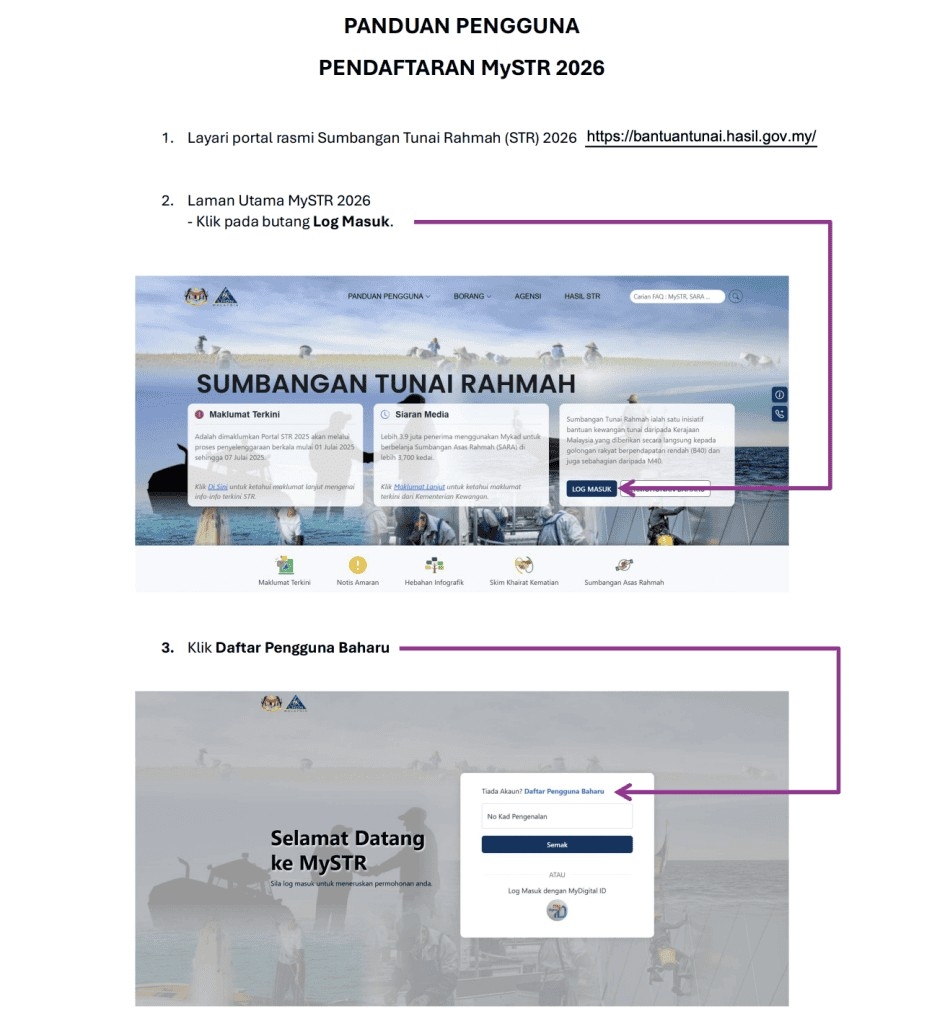 CARA DAFTAR AKAUN MYSTR 2026