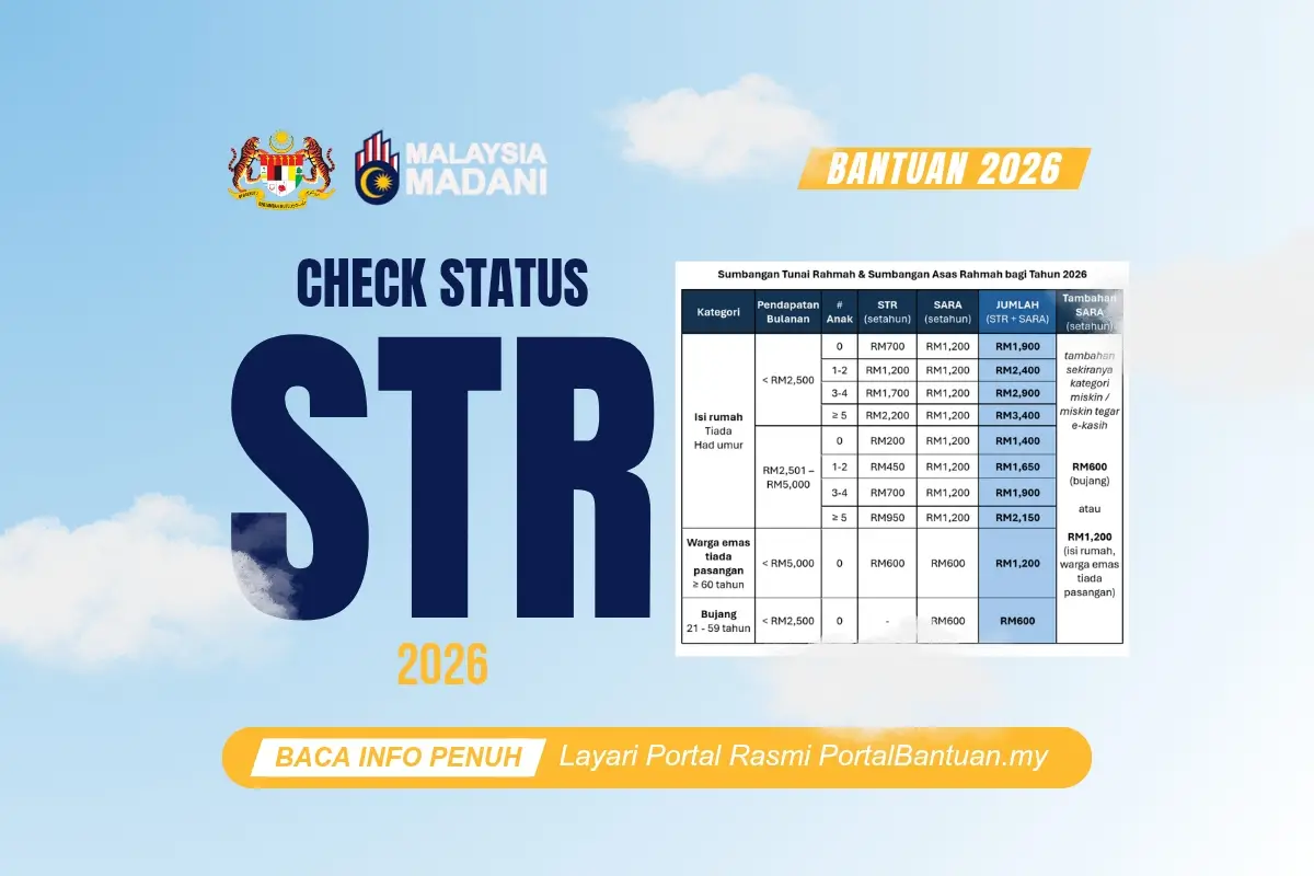 CHECK STATUS STR 2026