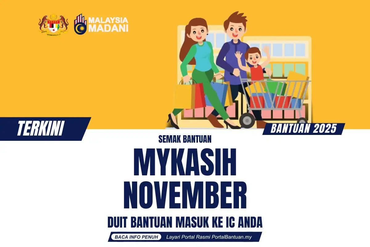 SEMAK BANTUAN MYKASIH NOVEMBER