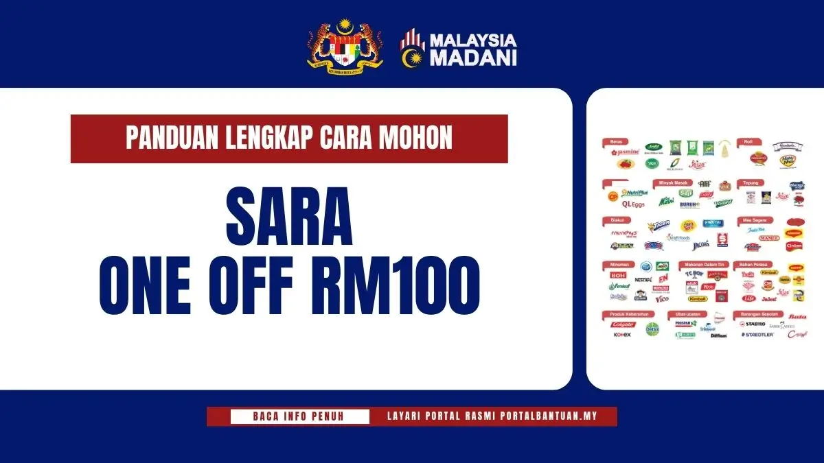 CARA MOHON SARA ONE OFF RM100 BARU