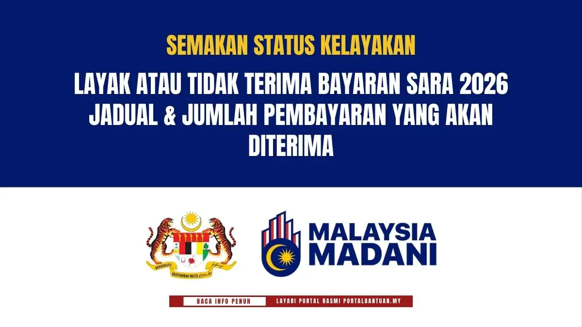 SEMAK BAYARAN SARA 2026