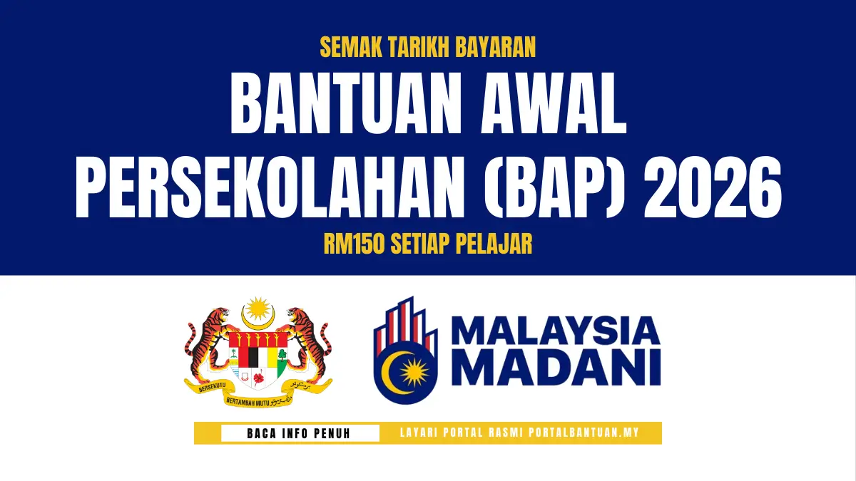 TARIKH BAYARAN BANTUAN AWAL PERSEKOLAHAN 2026