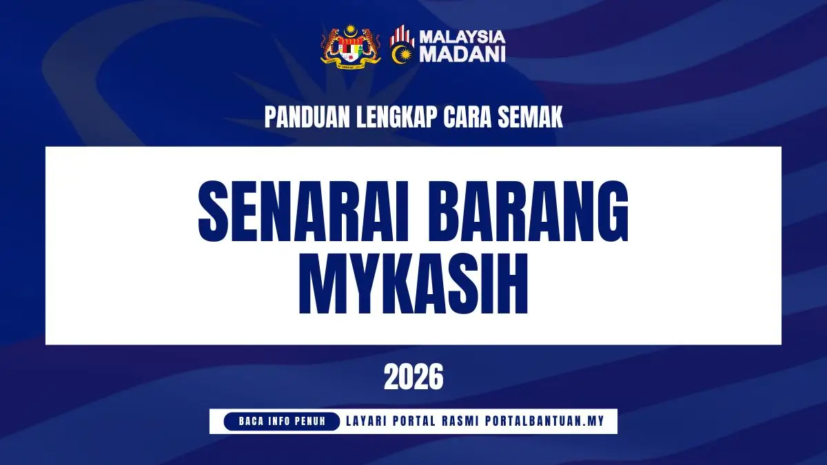 SENARAI BARANG MYKASIH 2026