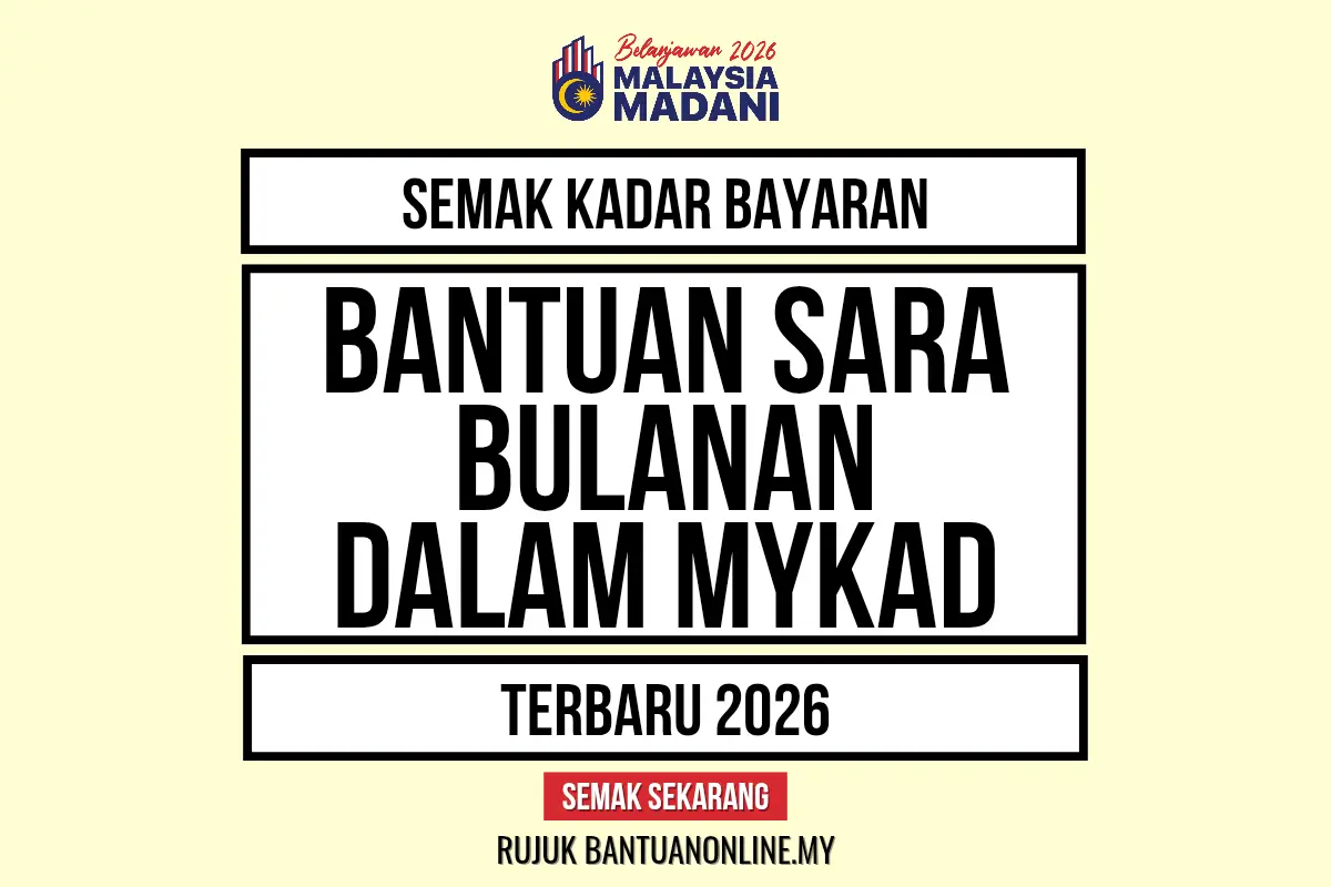 KADAR BAYARAN SARA BULANAN