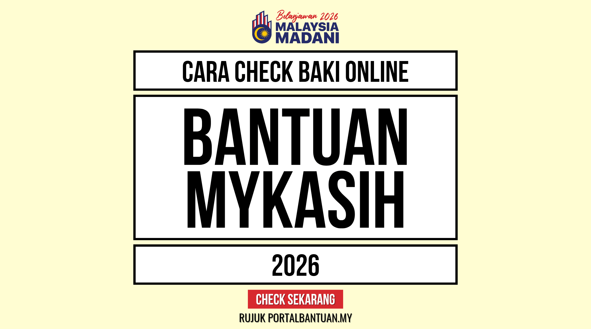 CHECK BAKI MYKASIH ONLINE