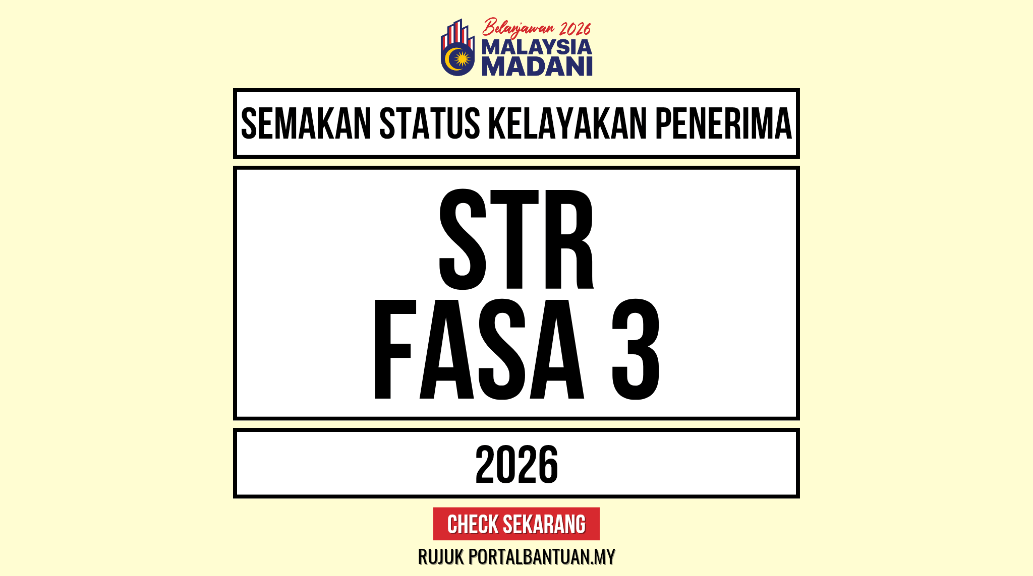 SEMAKAN STR FASA 3